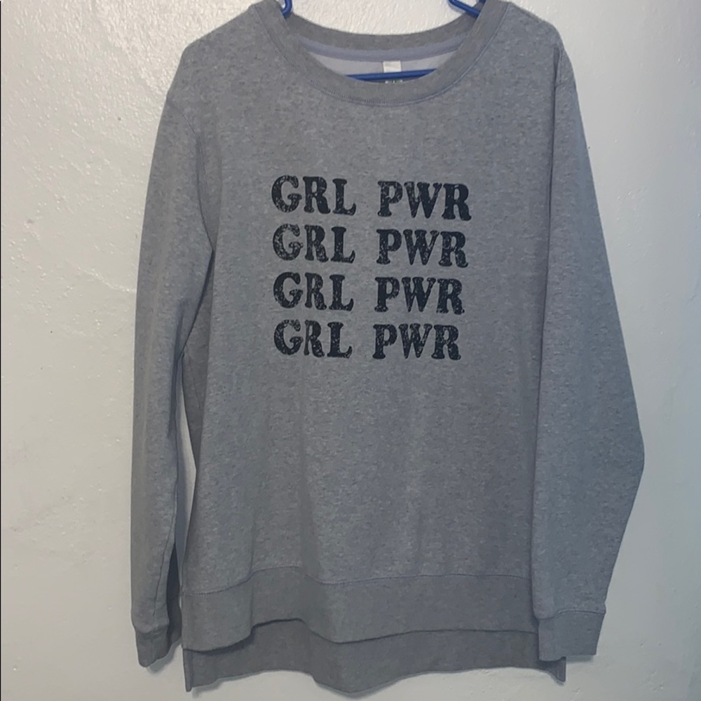 GRL POWER sweatshirt without hood